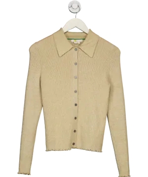Boden Metallic Ribbed Cardigan UK M