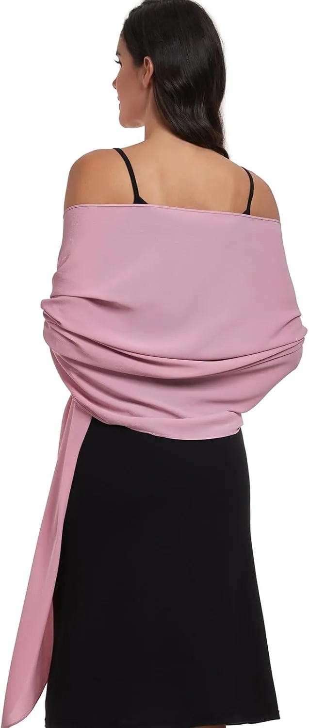 Chiffon Shawl and Wraps for Women Warm Scarves Wedding Evening Bridal Scarfs Pashmina Shawls