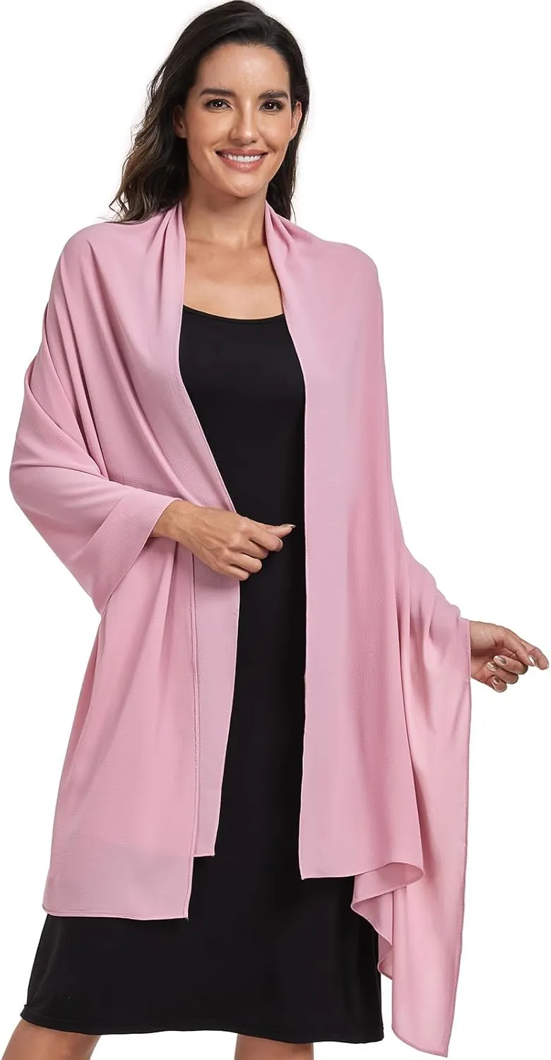 Chiffon Shawl and Wraps for Women Warm Scarves Wedding Evening Bridal Scarfs Pashmina Shawls