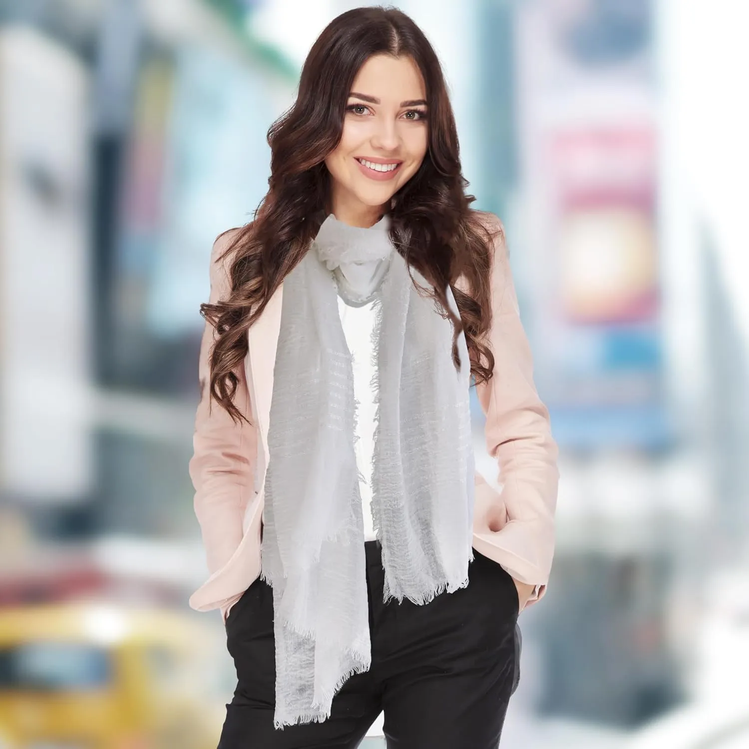 womens Fashion Scarf and Shawl Wrap for Spring/Summer Winter