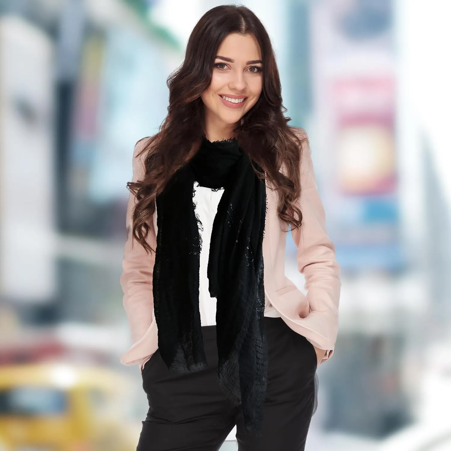womens Fashion Scarf and Shawl Wrap for Spring/Summer Winter